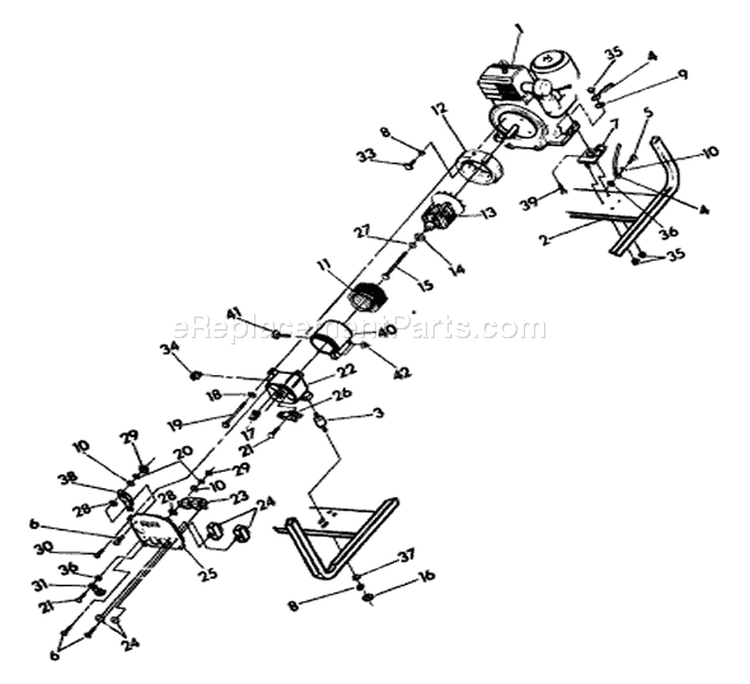 Page A Diagram and Parts List for 9420-0 S4000 Briggs and Stratton Generator
